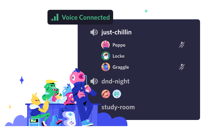 Conexão de voz no Discord